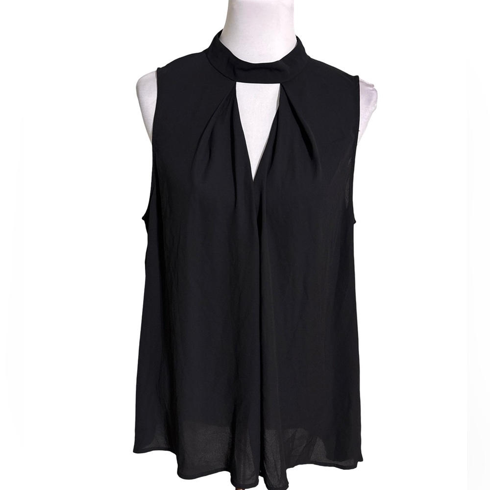 Fire Black Keyhole Blouse